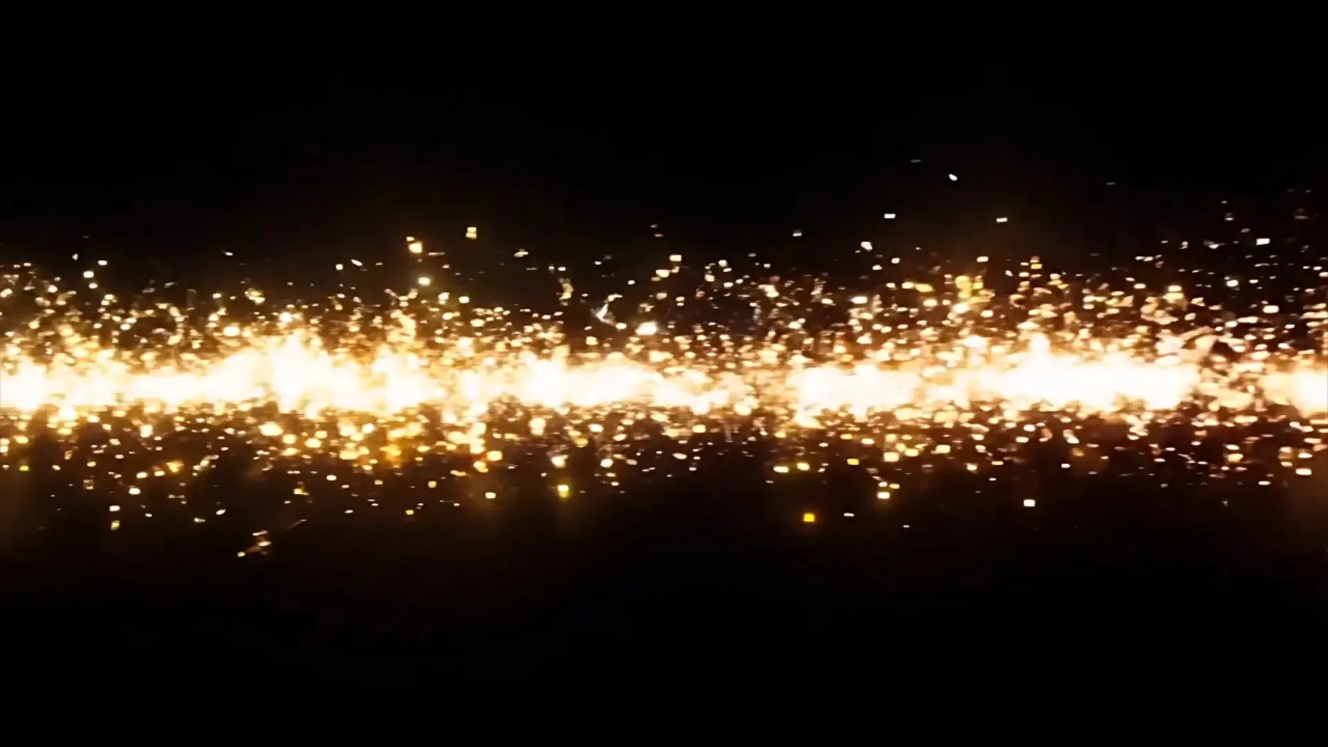 Sparkling Particle Trail for Overlay for Title Animation